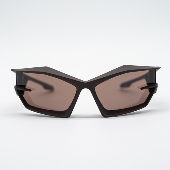 Givenchy Eyewear Giv Cut Shield Sunglasses GV40049U 49E Brown Unisex - Picture 3 of 10